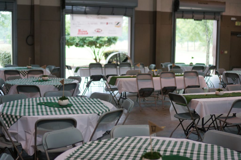 Betty tournament table setup